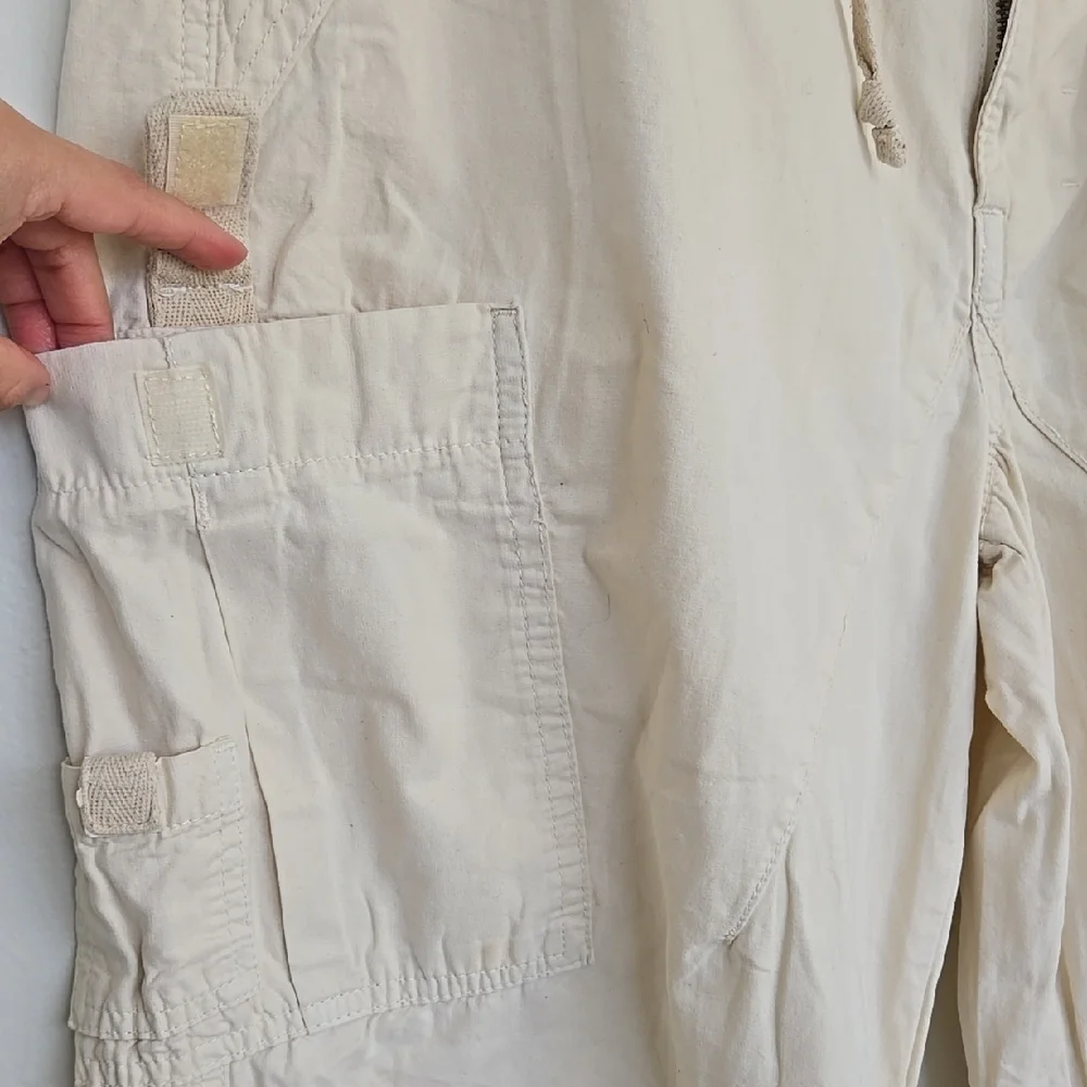Jaded London Ecru Parachute Cargo Pants Size S - Picture 7 of 16